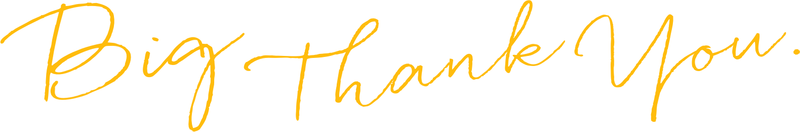 Big Thank You