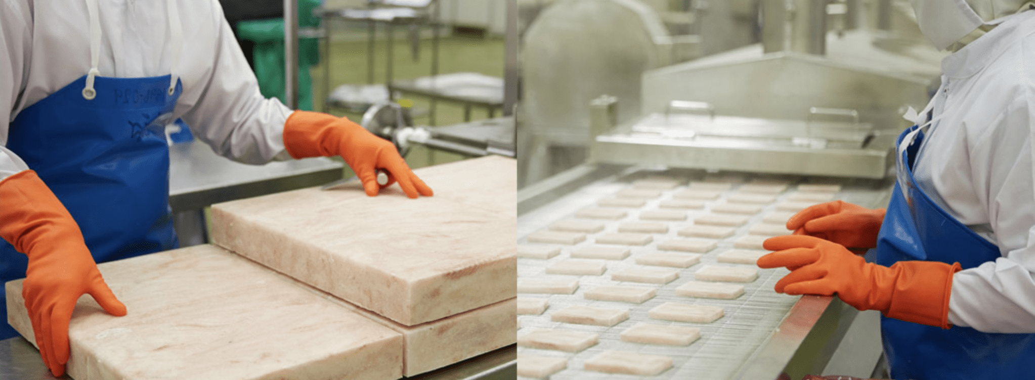 フィッシュポーションの形にカット。