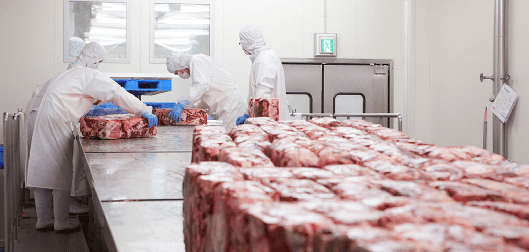 高周波解凍で牛肉のドリップを抑える。