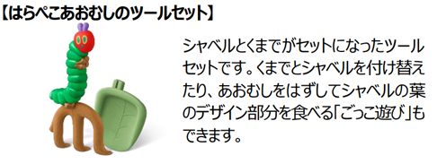 【はらぺこあおむしのツールセット】