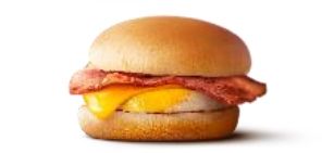 ベーコンエッグマックサンド