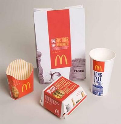 日本マクドナルドのパッケージの変遷