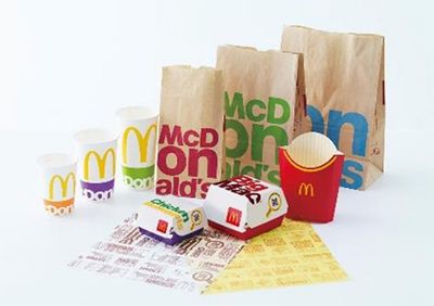 日本マクドナルドのパッケージの変遷