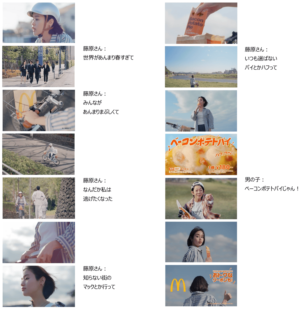 ベーコンポテトパイ「春と寄り道」篇(30秒)