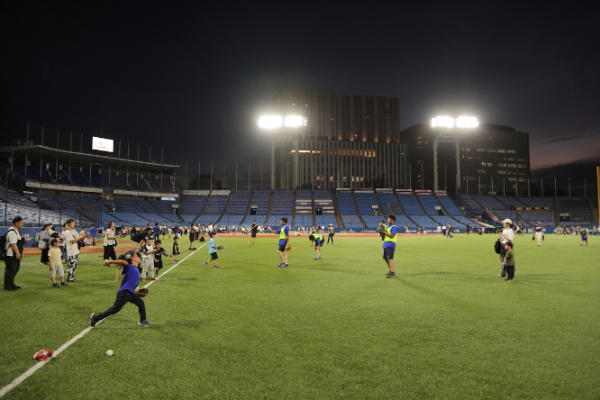 野球体験イベント「野球であそぼー！ IN JINGU STADIUM」