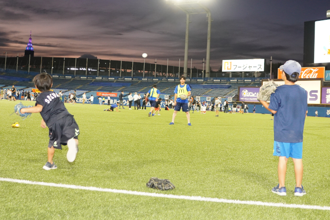 野球体験イベント「野球であそぼー！ IN JINGU STADIUM」