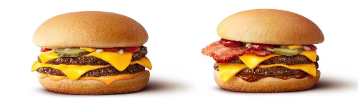 濃厚チーズファンにささぐダブチ／やきにくソースがグッとくるベーコンダブチ