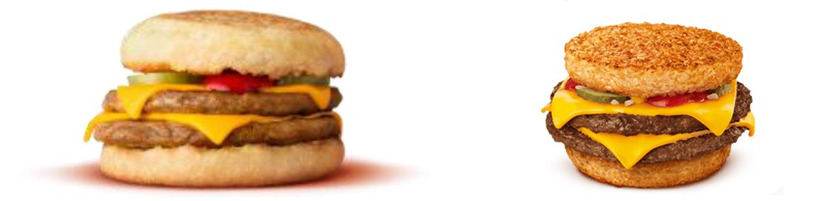 朝マック®限定 ダブチソーセージマフィン 夜マック®限定 ごはんダブチ