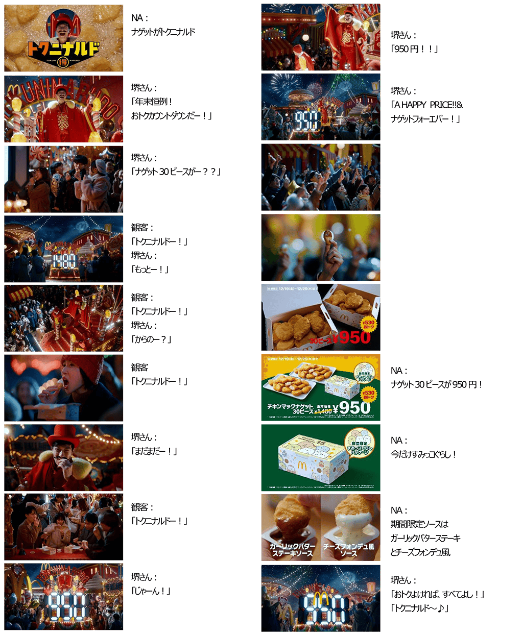 「冬ナゲット30ピース カウントダウン」篇(30秒)