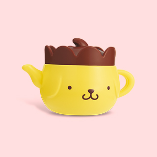 ポムポムプリン ティーポット型 こものいれ