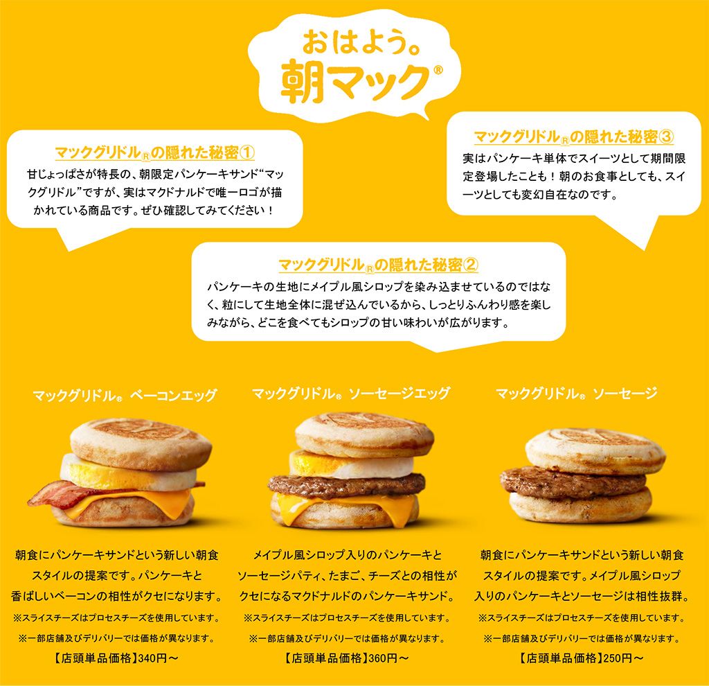 “マックグリドル”の秘密