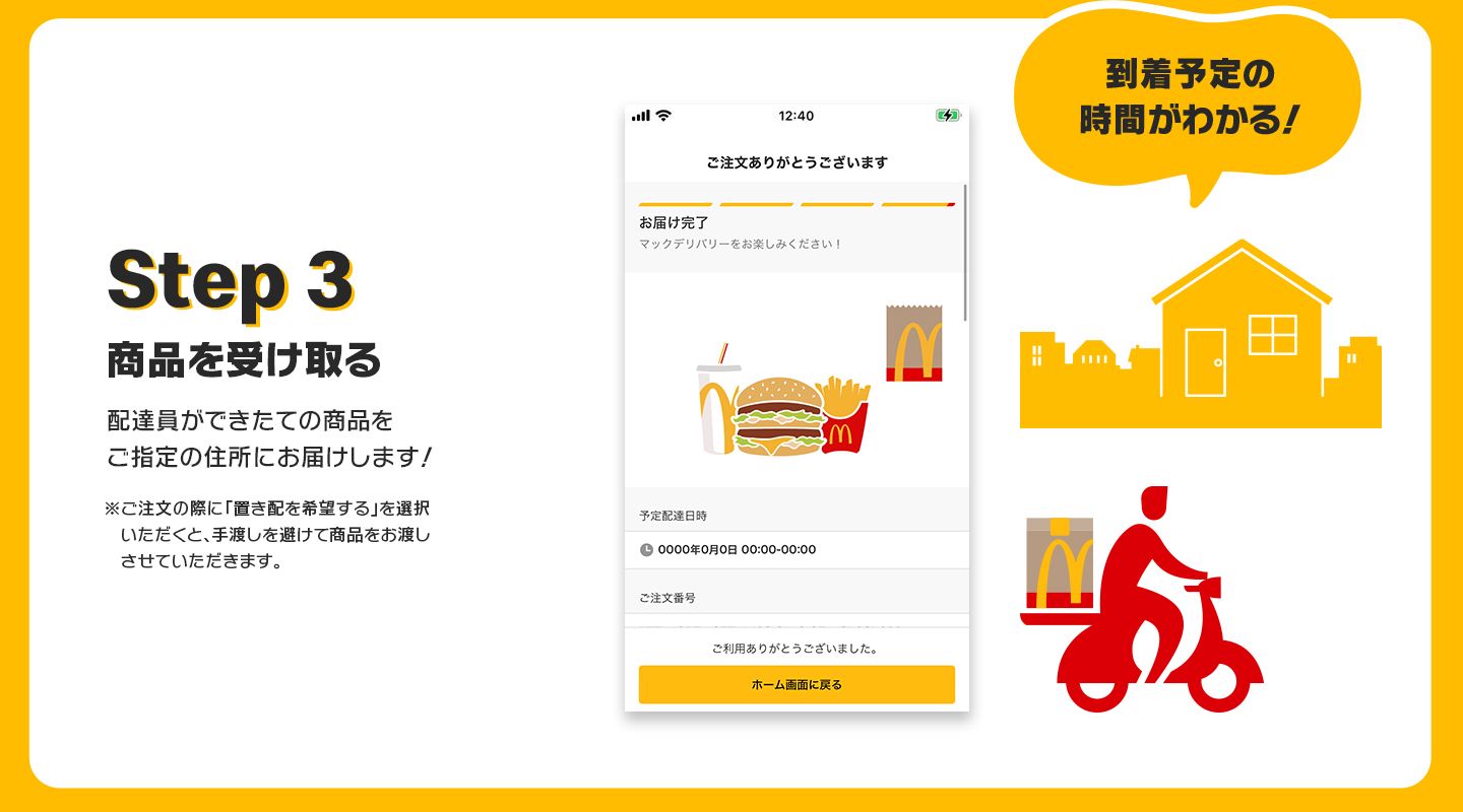 Step3 商品を受け取る