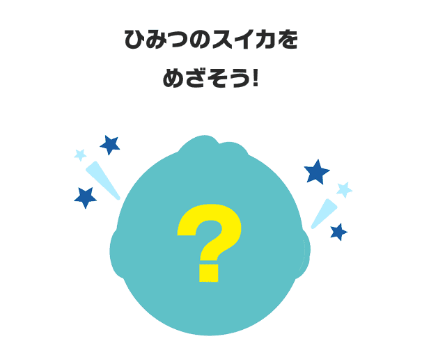 ひみつのスイカをめざそう！