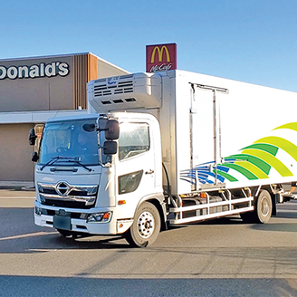 配送業務の効率化で省エネ