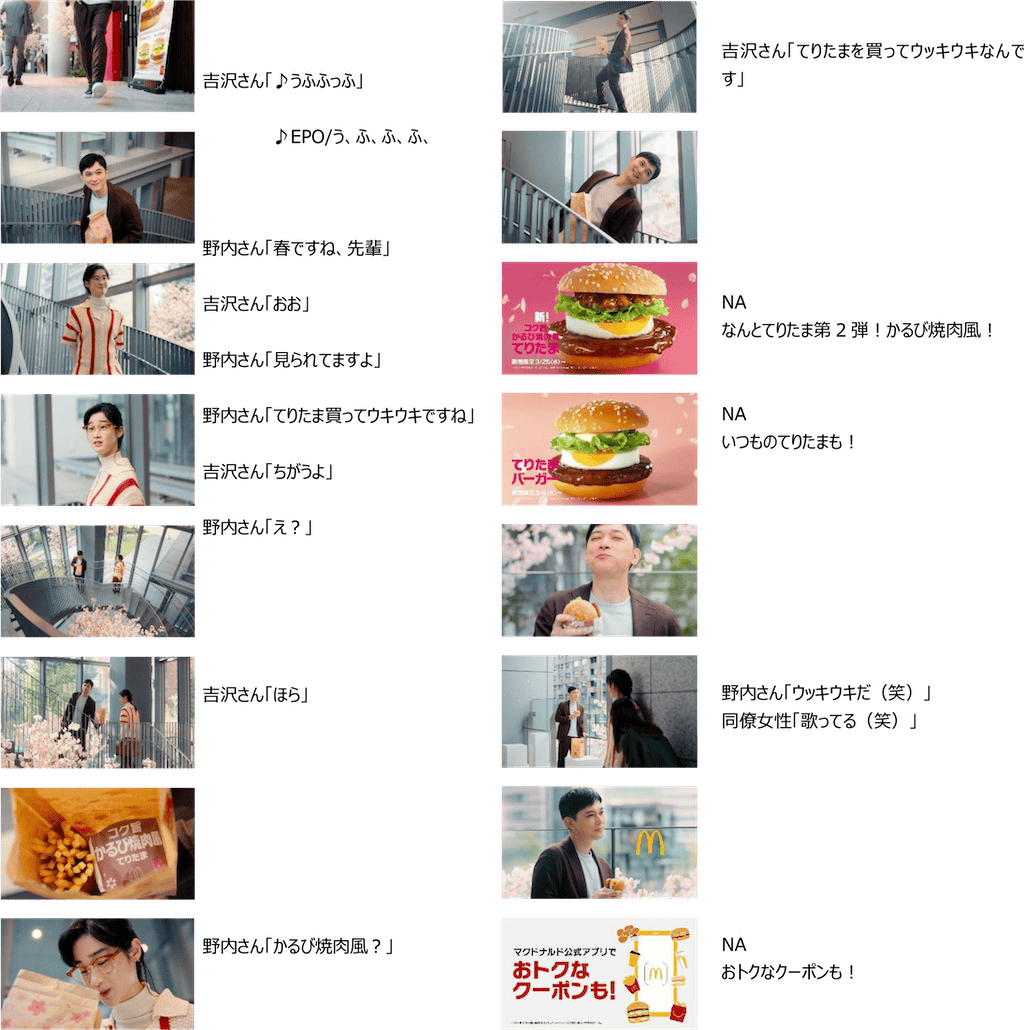 「コク旨かるび焼肉風てりたま」篇(30秒)