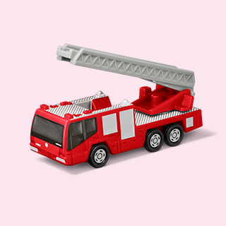 日野はしご付消防車（モリタ・スーパージャイロラダー）