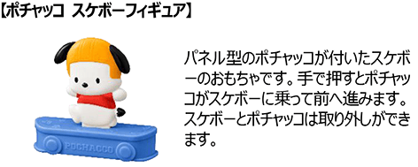 ポチャッコ スケボーフィギュア