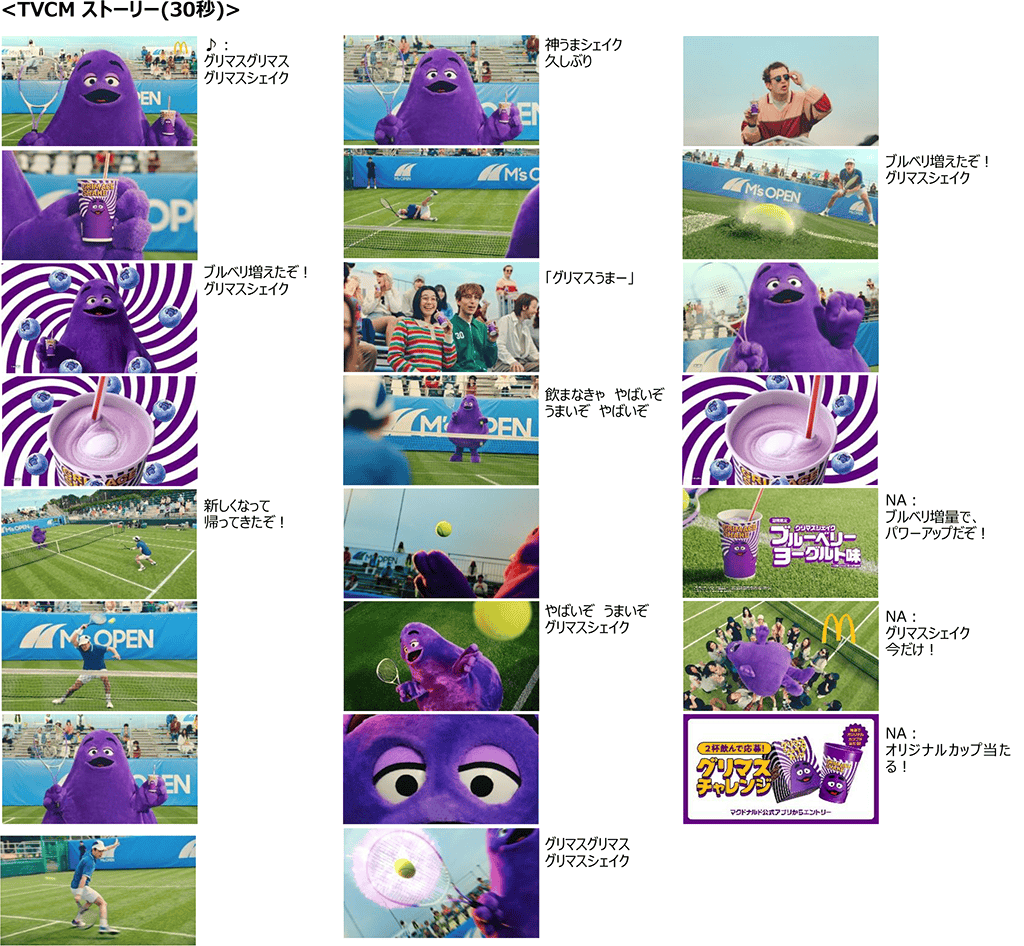 グリマスシェイク「やばいぞ。うまいぞ。」篇(30秒)