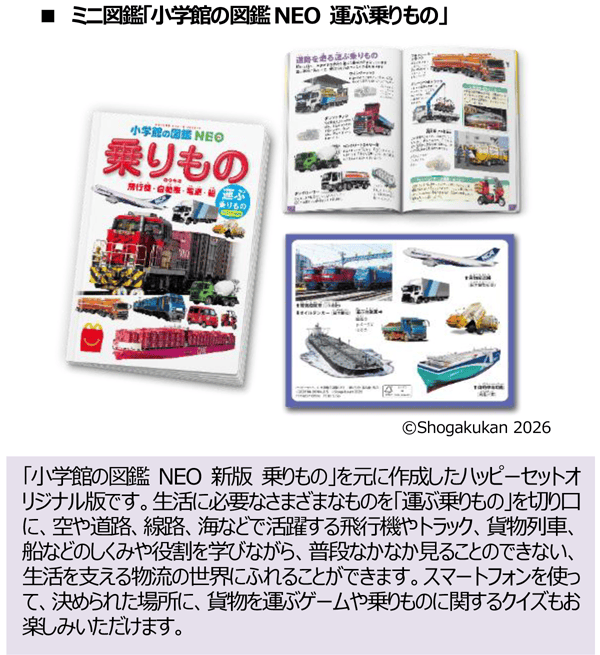 ミニ図鑑「小学館の図鑑NEO運ぶ乗りもの」