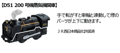 D51 200号機蒸気機関車