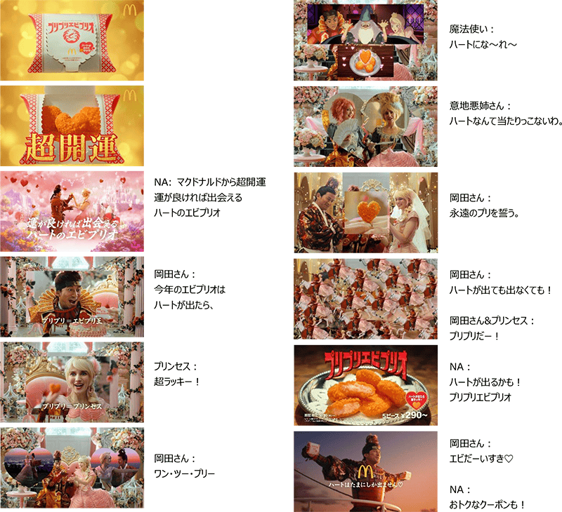 プリプリエビプリオ「ハートが当たるかも」篇(30秒)