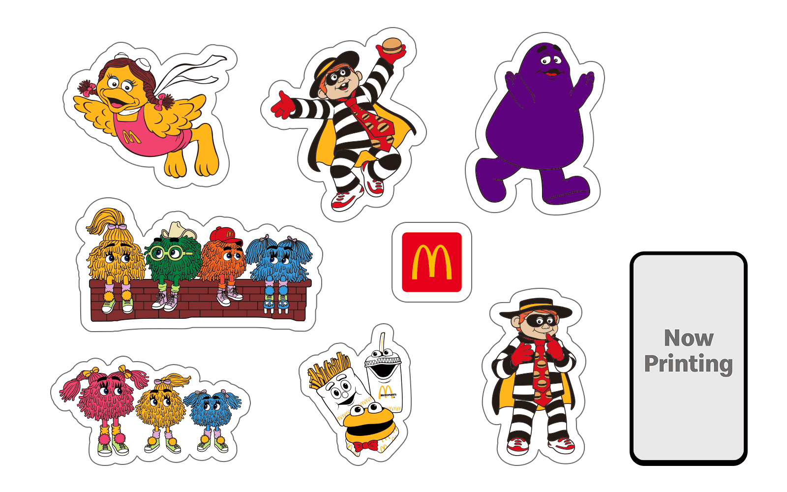 マクドナルドぷっくりシール 抽選＋壁紙