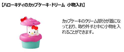 【ハローキティのカップケーキ・ドリーム 小物入れ】