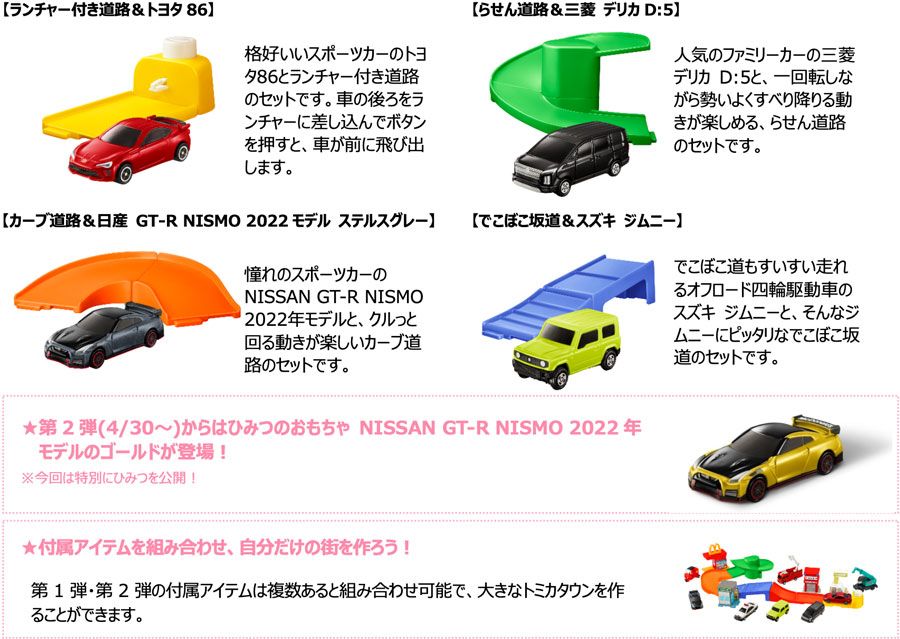 ハッピーセット®︎「トミカ」に「NISSAN GT-R NISMO」2022年モデル登場