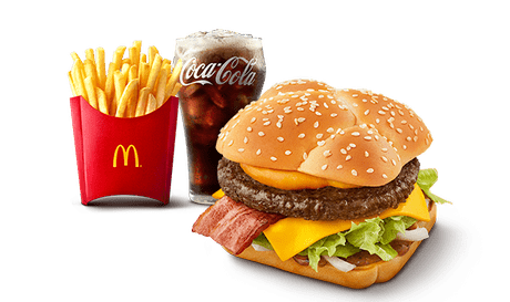 肉厚ビーフバーガー ペッパー&チーズ セット