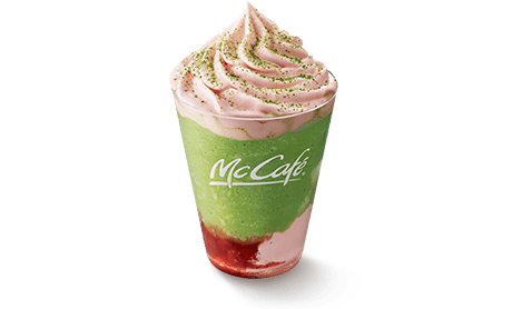 いちご宇治抹茶フラッペ