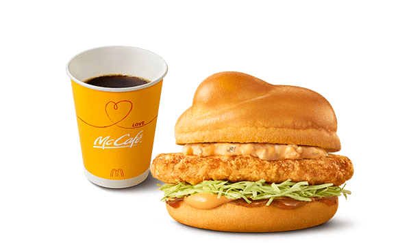 シン・タツタ 宮崎名物チキン南蛮タルタル 朝マック コンビ