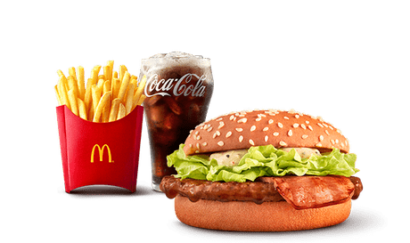 赤いガーリックてりやき セット