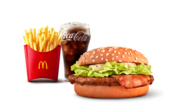 赤いガーリックてりやき セット