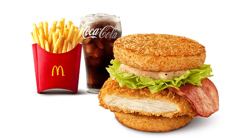 ごはんチキン ガーリックベーコン セット