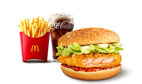 ガーリックシュリンプ セット