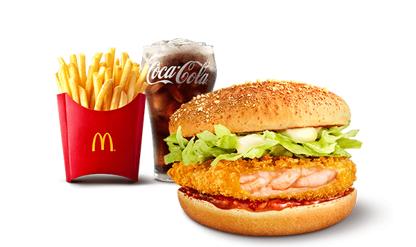 ガーリックシュリンプ セット