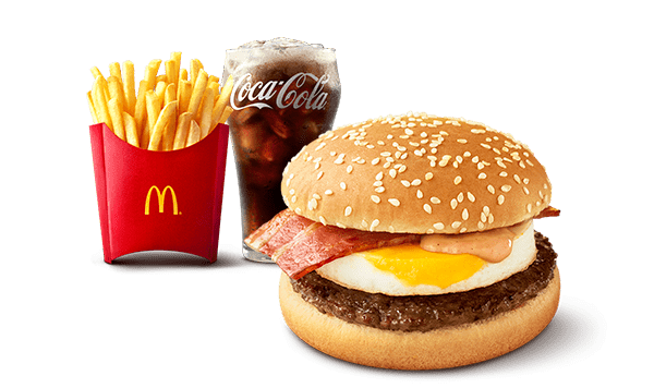 月見バーガー セット