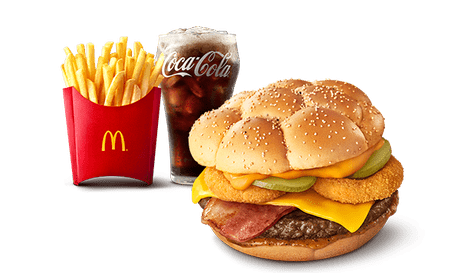 ワイルドビーフバーガー オニオンリング&チーズ セット