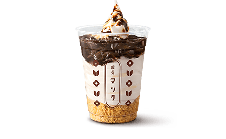 喫茶店のコーヒーゼリーパフェ