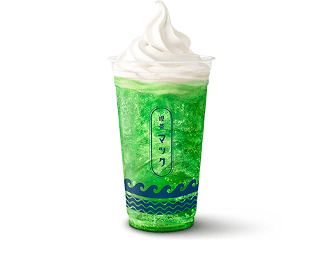 喫茶店のクリームソーダ(マックフロート® メロン)