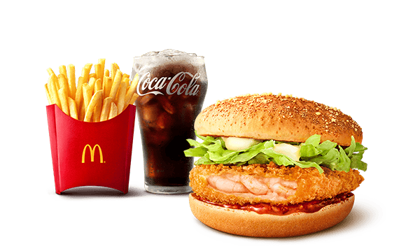 ガーリックシュリンプ セット