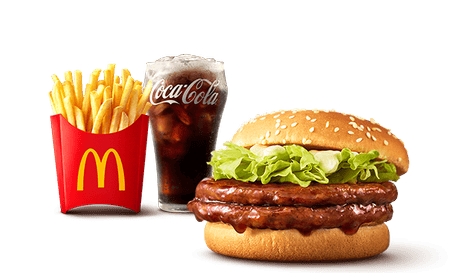 Bai Teriyaki McBurger Set