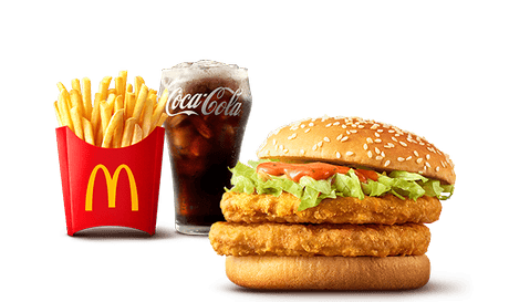 倍スパチキ(倍スパイシーマックチキン) セット