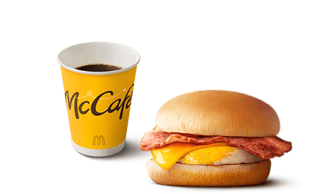 ベーコンエッグマックサンドコンビ