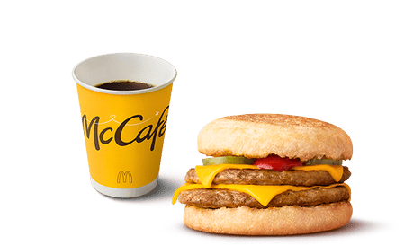 Double Cheese Sausage McMuffin Combi