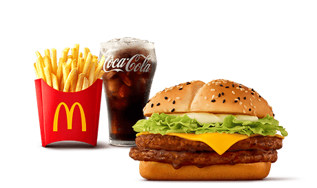 チーズダブルてりやき セット