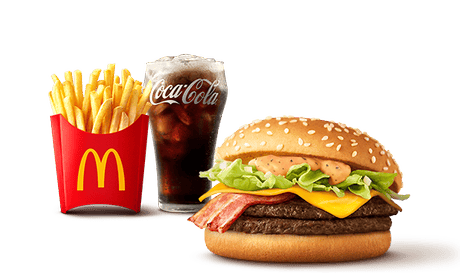 倍ベーコンレタスバーガー セット