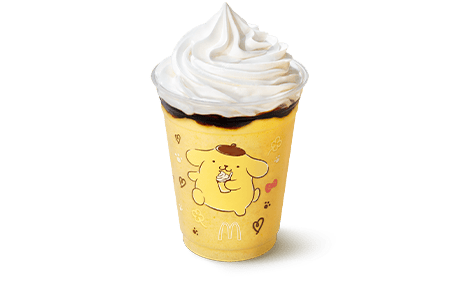 Pompompurin's Creamy Pudding Frappe