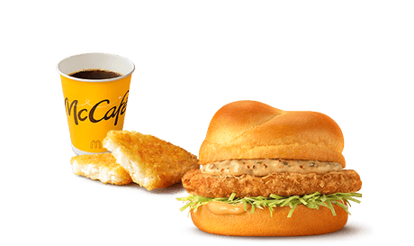 タルタル油淋鶏風チキンタツタ 朝マックセット