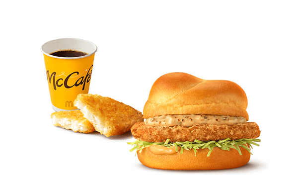 タルタル油淋鶏風チキンタツタ 朝マックセット